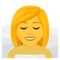 Woman in Steamy Room emoji on Emojione